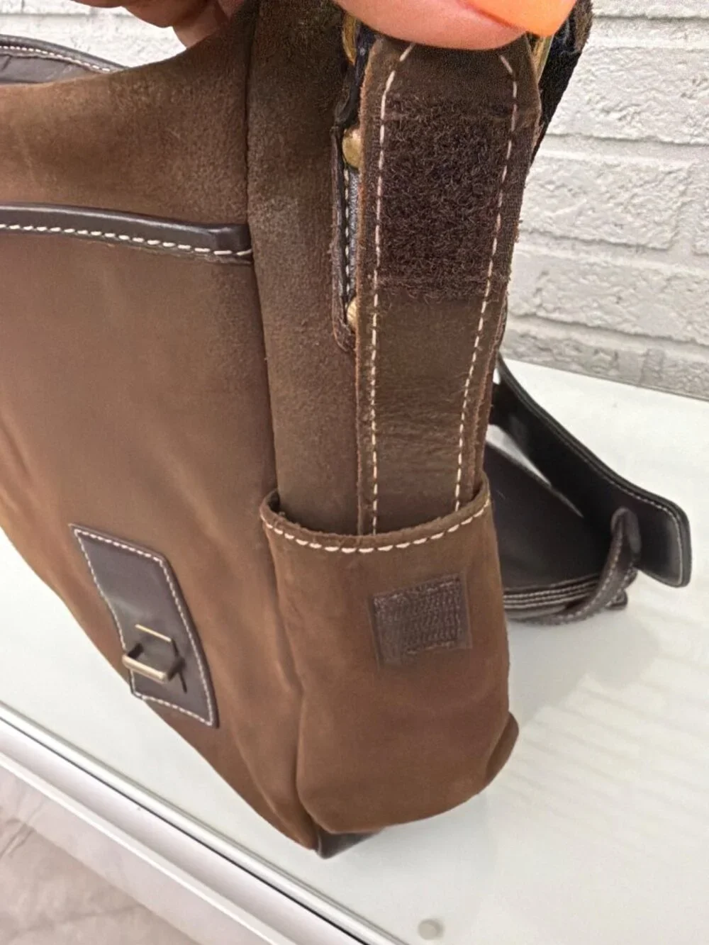 Bellino Brown Bacardi Oakheart Leather Men Limited-Edition Messenger Bag